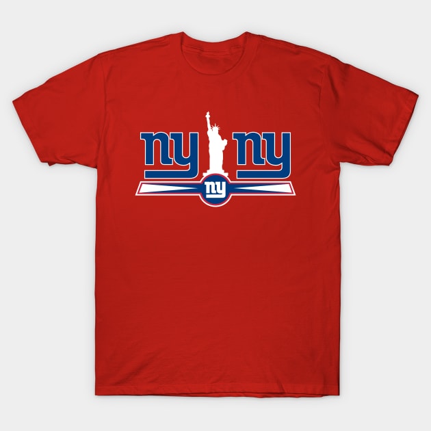 New York Giants Football Modern Style T-Shirt by Purwoceng